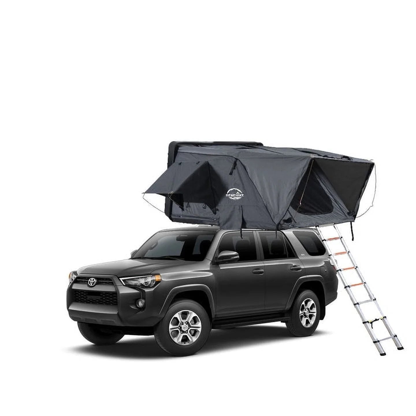 Premium XL ABS Hard Shell with Side Open Rooftop Tent, 3 to 5 Person, Rack Mounted 750+ lbs.