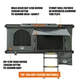 Premium XL ABS Hard Shell with Side Open Rooftop Tent, 3 to 5 Person, Rack Mounted 750+ lbs.