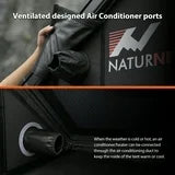 Premium XL ABS Hard Shell with Side Open Rooftop Tent, 3 to 5 Person, Rack Mounted 750+ lbs.