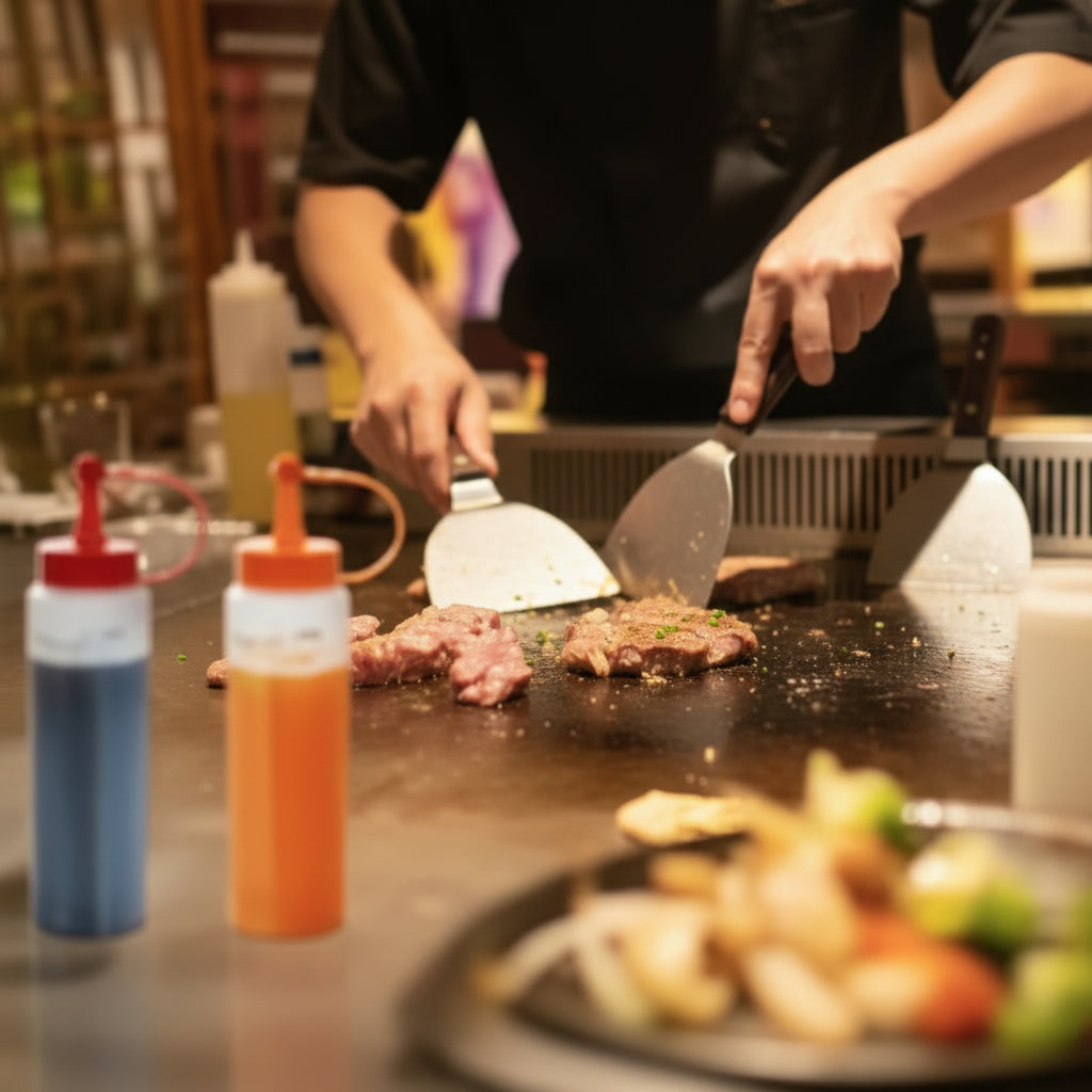 35PCS Griddle Accessories Kit, Flat Top Grill Accessories Set for Blackstone, Grill Spatula Set with Enlarged Spatulas,Basting Cover,Scraper