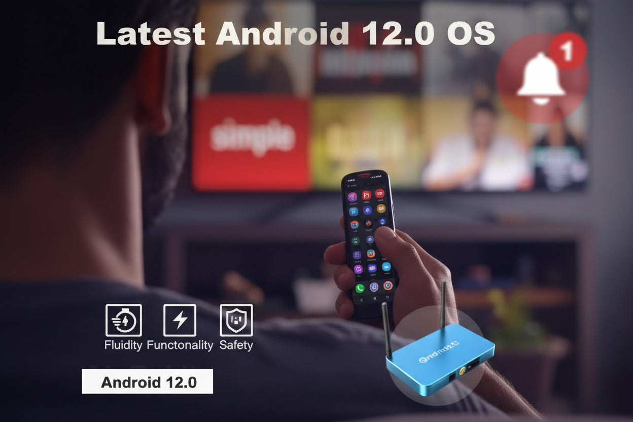 SuperBox S6 MAX Fully Loaded,2025 Newest Pack,4G+64G Powerful Smart Box,Time Shift, Parental Control Time,Super Powerful TV Box with Voice Remote Control,Ideal for Home