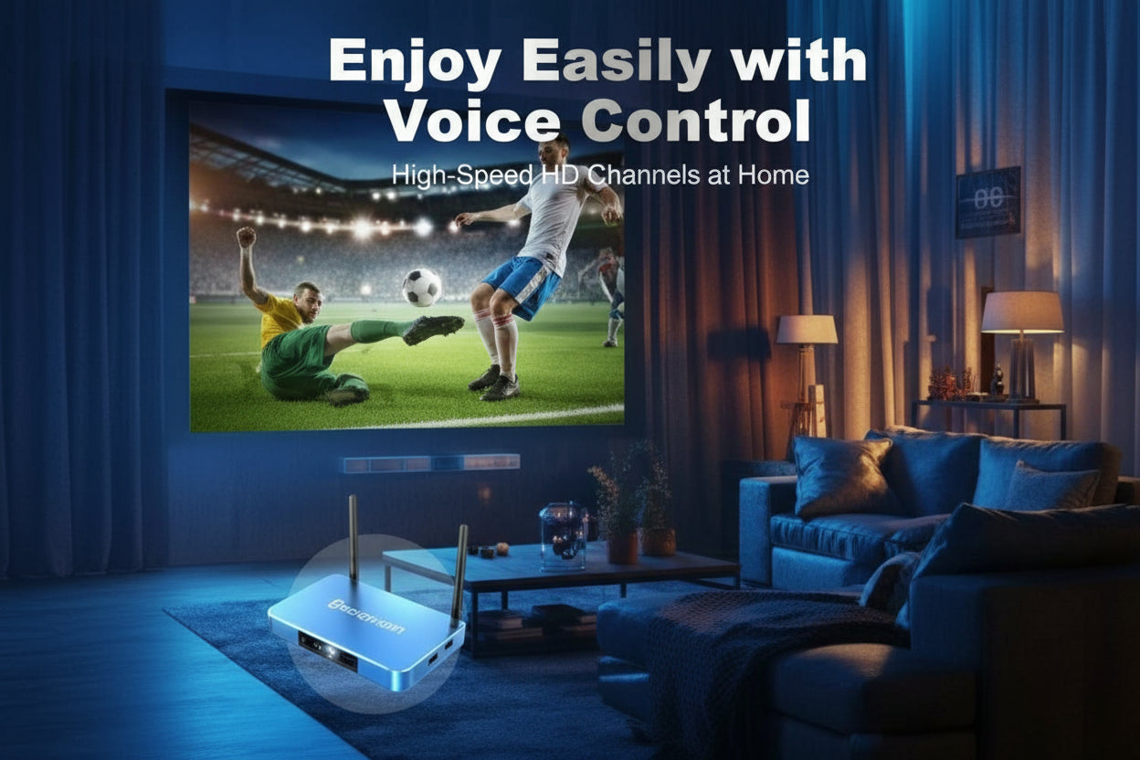 SuperBox S6 MAX Fully Loaded,2025 Newest Pack,4G+64G Powerful Smart Box,Time Shift, Parental Control Time,Super Powerful TV Box with Voice Remote Control,Ideal for Home