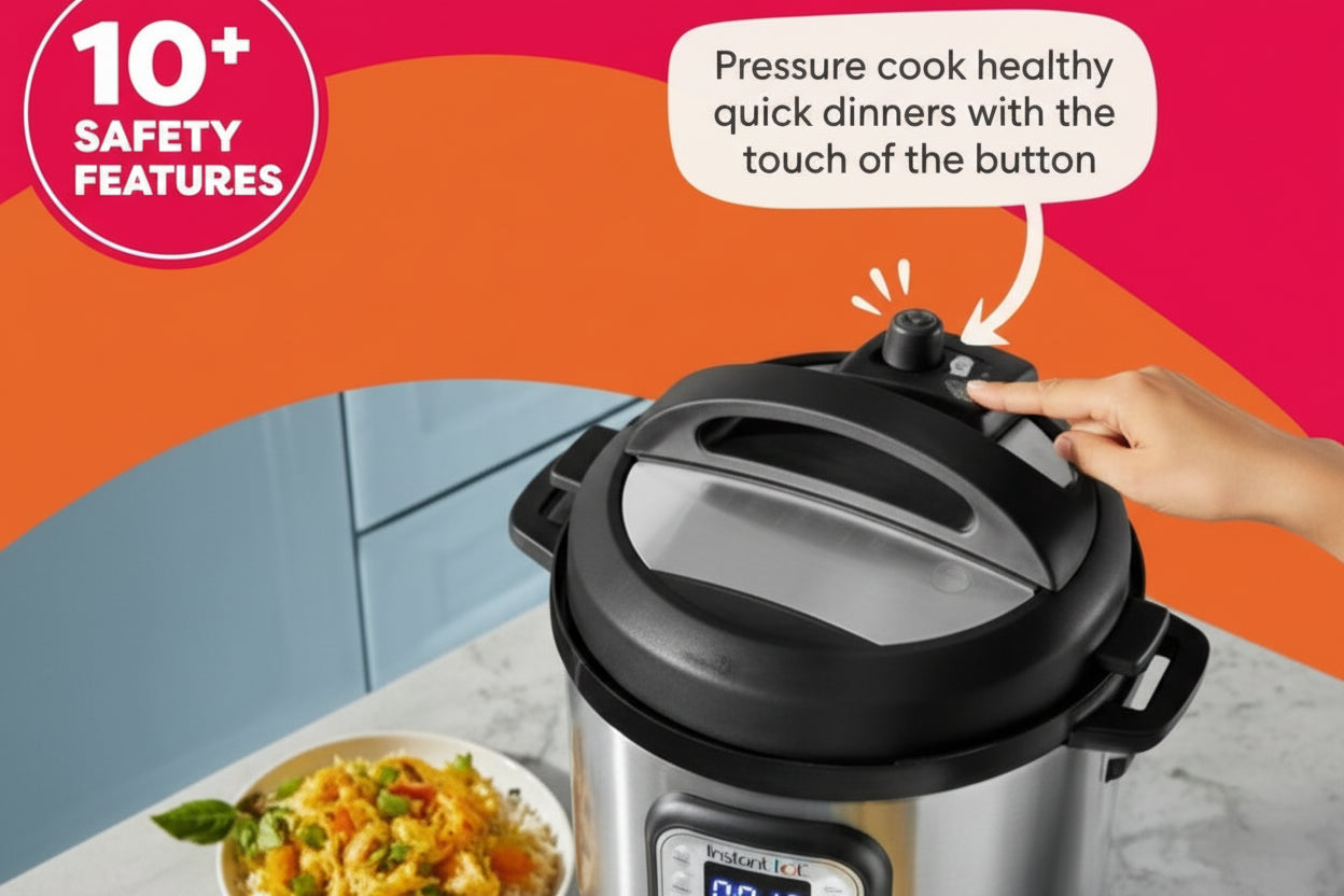 Instant Pot 6Qt DUO 7-in-1 Multi-Cooker, Pressure Cook, Slow Cook, & more, Stainless Steel