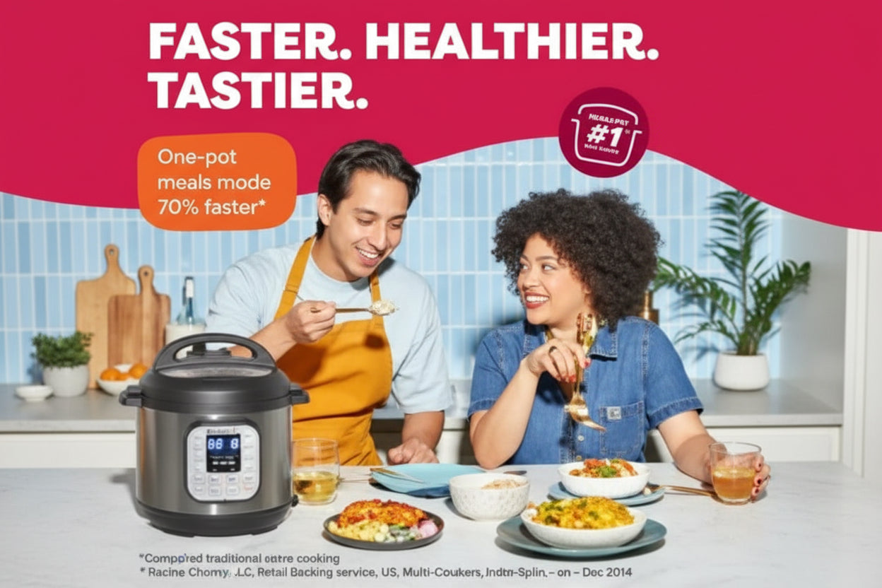 Instant Pot 6Qt DUO 7-in-1 Multi-Cooker, Pressure Cook, Slow Cook, & more, Stainless Steel