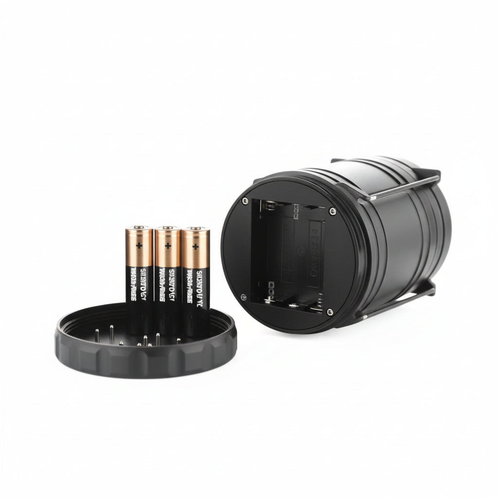 Ozark Trail LED Camping Lanterns 3 Pack with AAA & AA Batteries