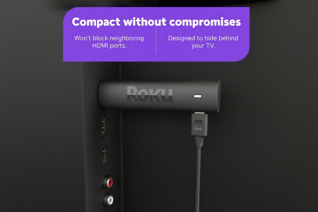 Roku Streaming Stick 4K - HDR & Dolby Vision Roku Streaming Device for TV with Voice Remote & Long-Range Wi-Fi - Free & Live TV