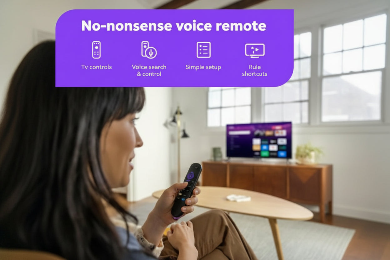 Roku Streaming Stick 4K - HDR & Dolby Vision Roku Streaming Device for TV with Voice Remote & Long-Range Wi-Fi - Free & Live TV